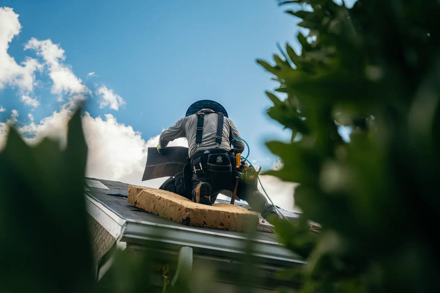 Commercial roof inspection documented in Greencastle